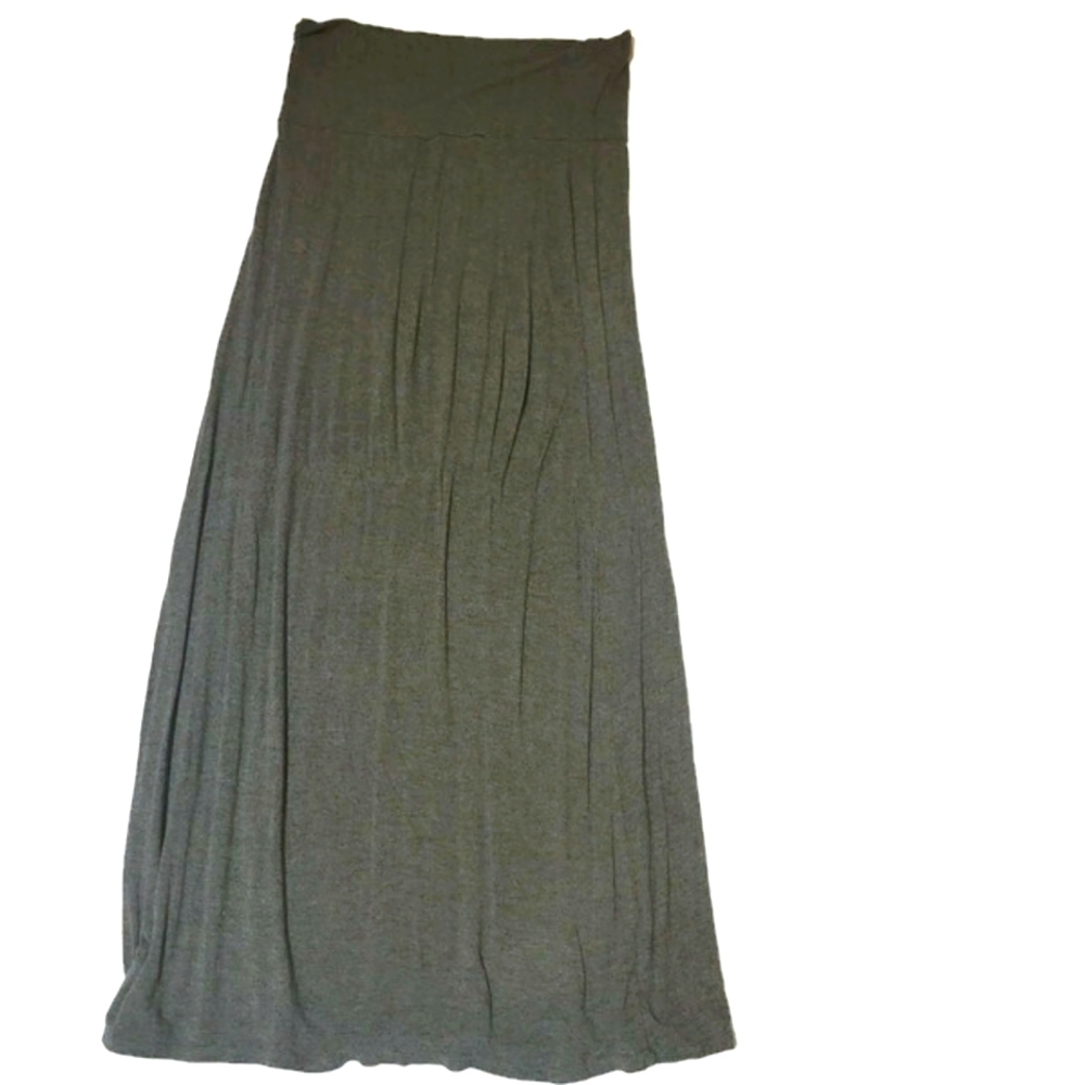 Double take strapless dress. Grey.